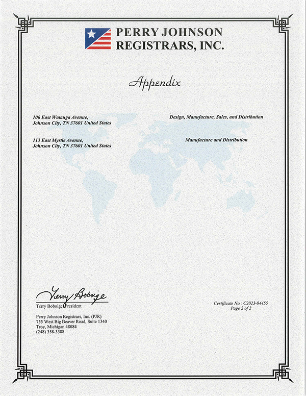 ETC ISO Certificate 1